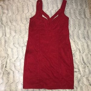 Red hot mini dress bondage